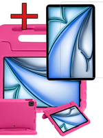 BTH BTH iPad Air 6 (13 inch) Kinderhoes Met Screenprotector - Roze