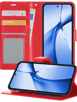 BTH BTH OnePlus Nord CE4 Hoesje Bookcase - Rood