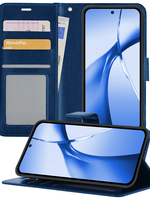 BTH BTH OnePlus Nord CE4 Hoesje Bookcase - Donkerblauw