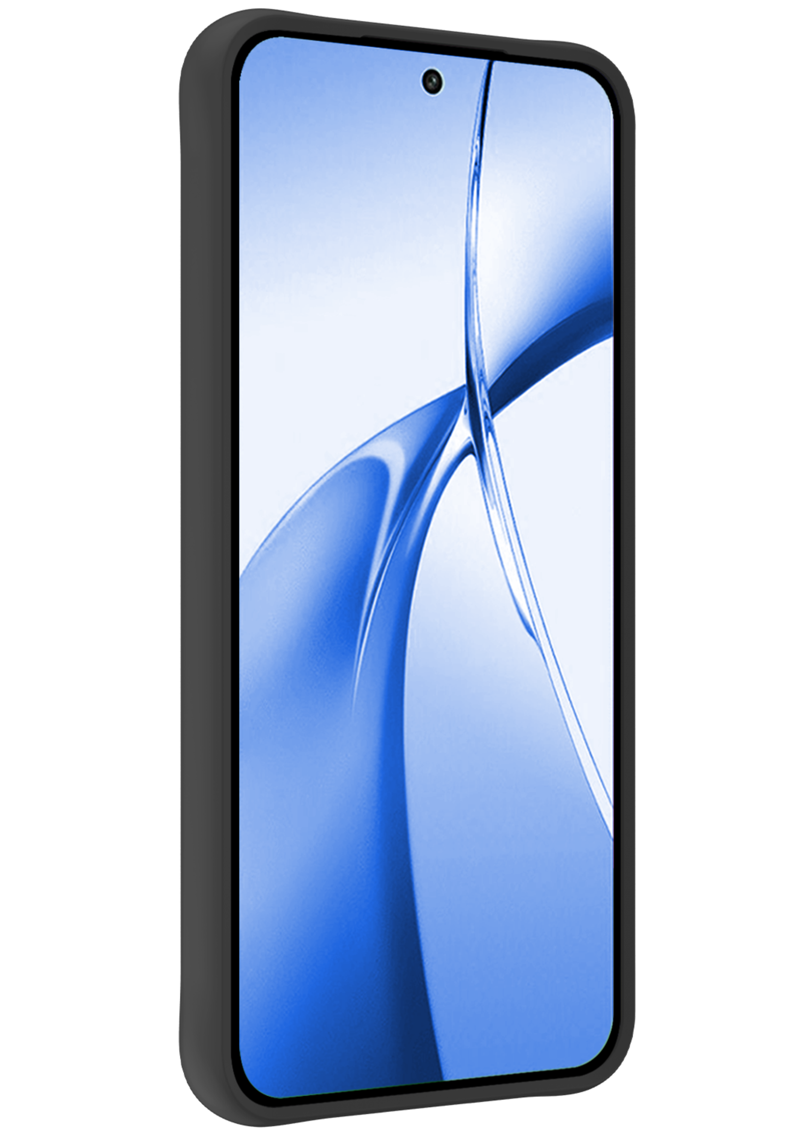 BTH Hoesje Geschikt voor OnePlus Nord CE4 Hoesje Siliconen Case Hoes Met Screenprotector - Hoes Geschikt voor OnePlus Nord CE4 Hoes Cover Case - Zwart
