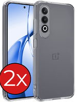 BTH BTH OnePlus Nord CE4 Hoesje Siliconen - Transparant - 2 PACK