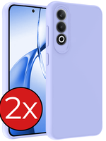 BTH BTH OnePlus Nord CE4 Hoesje Siliconen - Lichtblauw - 2 PACK