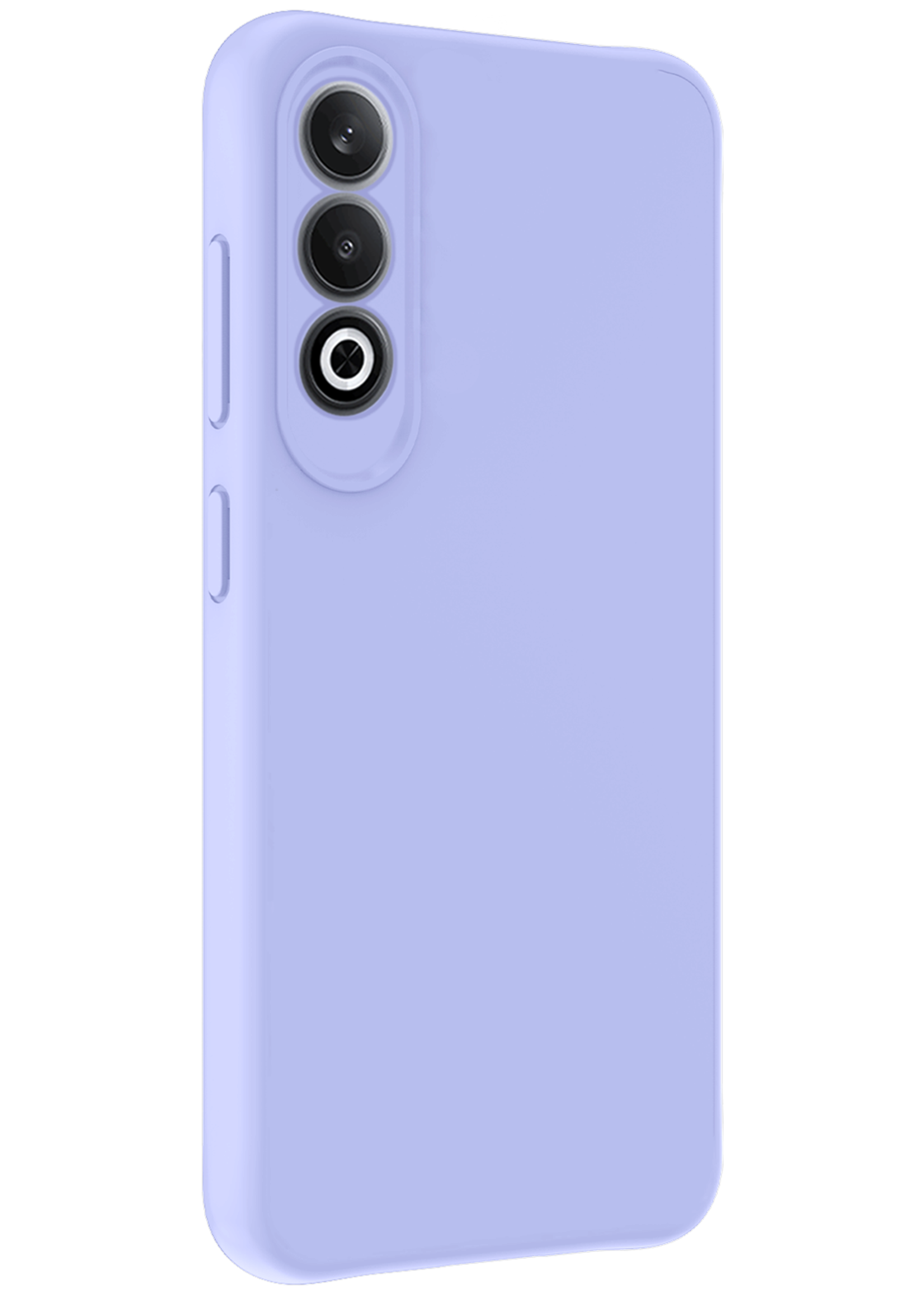 BTH Hoesje Geschikt voor OnePlus Nord CE4 Hoesje Siliconen Case Hoes - Hoes Geschikt voor OnePlus Nord CE4 Hoes Cover Case - Lichtblauw - 2 PACK