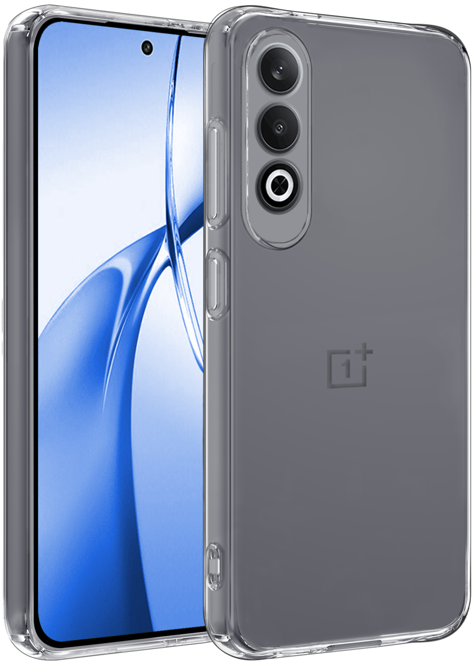 BTH Hoesje Geschikt voor OnePlus Nord CE4 Hoesje Siliconen Case Hoes - Hoes Geschikt voor OnePlus Nord CE4 Hoes Cover Case - Transparant