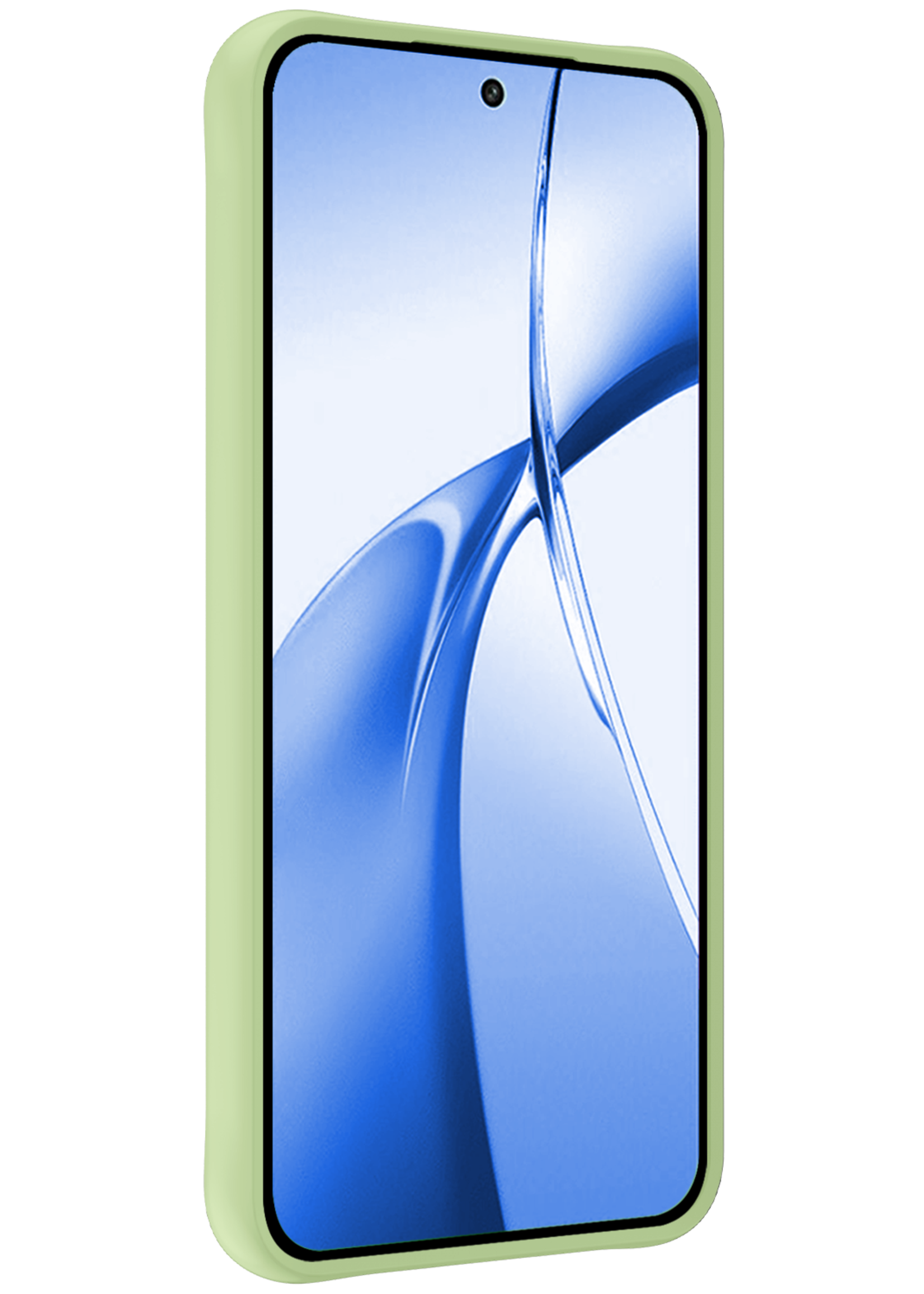 BTH Hoesje Geschikt voor OnePlus Nord CE4 Hoesje Siliconen Case Hoes - Hoes Geschikt voor OnePlus Nord CE4 Hoes Cover Case - Groen
