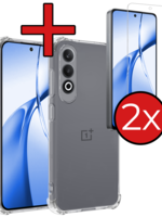 BTH BTH OnePlus Nord CE4 Hoesje Shockproof Met 2x Screenprotector