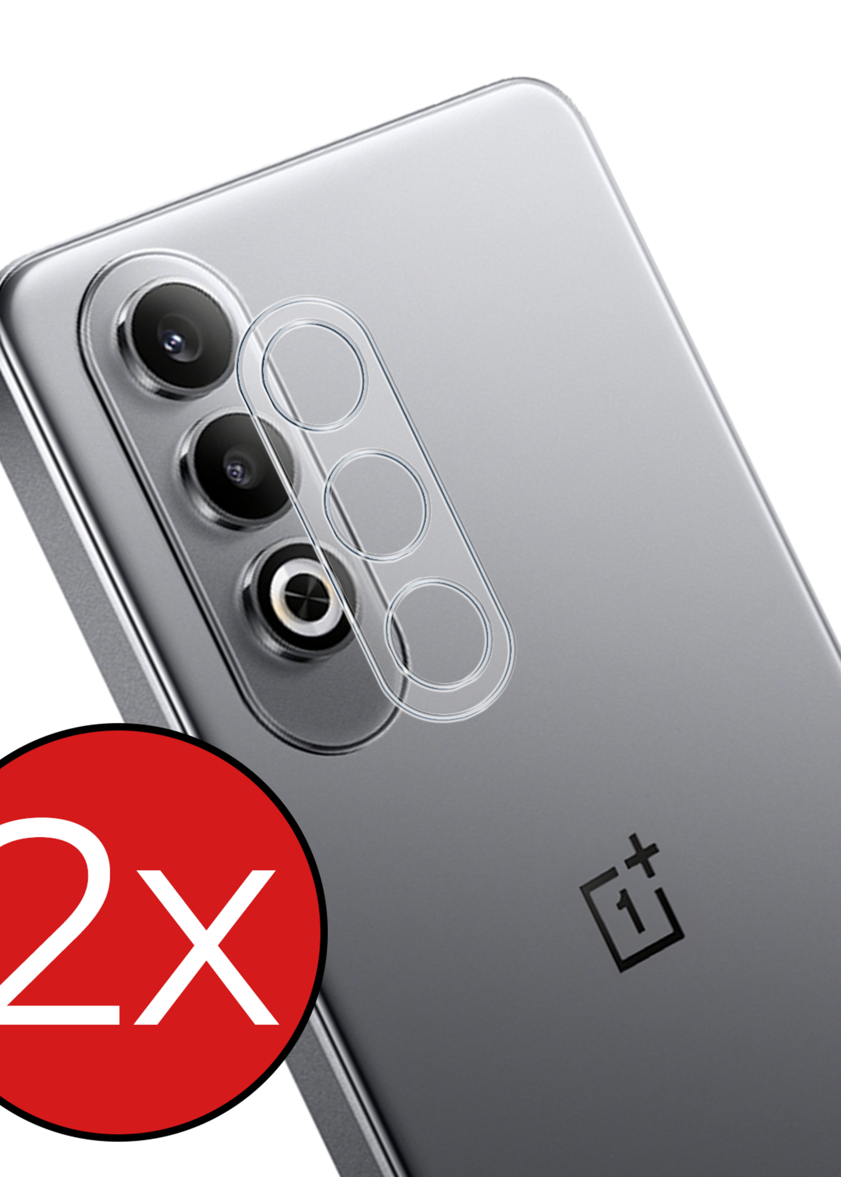 BTH Screenprotector Geschikt voor OnePlus Nord CE4 Camera Lens Screenprotector Glas - Screenprotector Geschikt voor OnePlus Nord CE4 Screenprotector Camera Protector Gehard Glas - 2 PACK