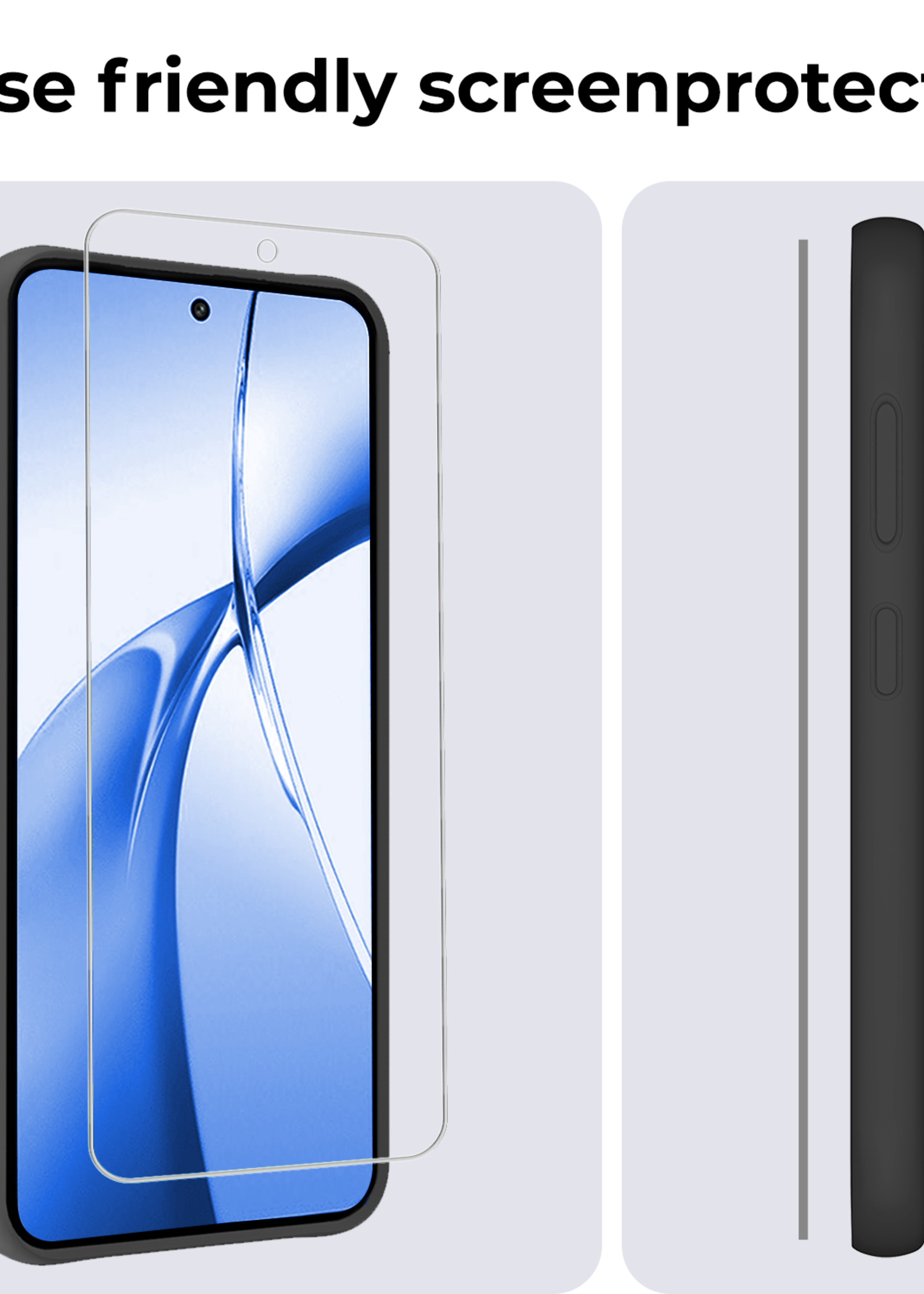 BTH Screenprotector Geschikt voor OnePlus Nord CE4 Screenprotector Glas Gehard Tempered Glass - Screenprotector Geschikt voor OnePlus Nord CE4 Screen Protector Screen Cover