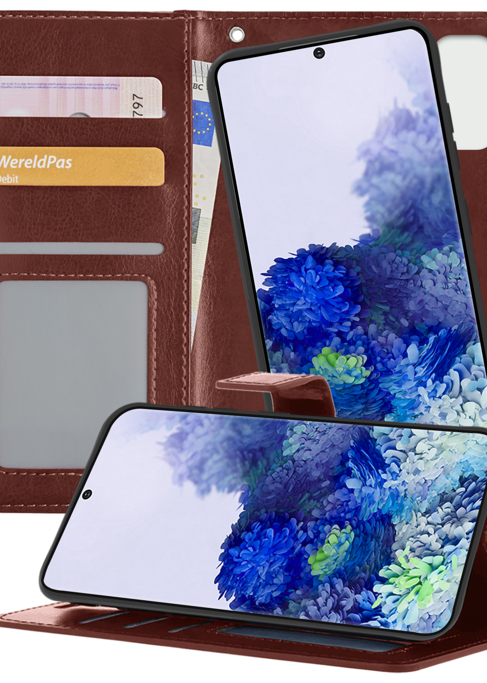 BTH Hoesje Geschikt voor <model> Hoesje Book Case Uitneembare 2-in-1 Hoes - Hoes Geschikt voor <model2> Hoes Wallet Case Pashouder Hoesje - <color>
