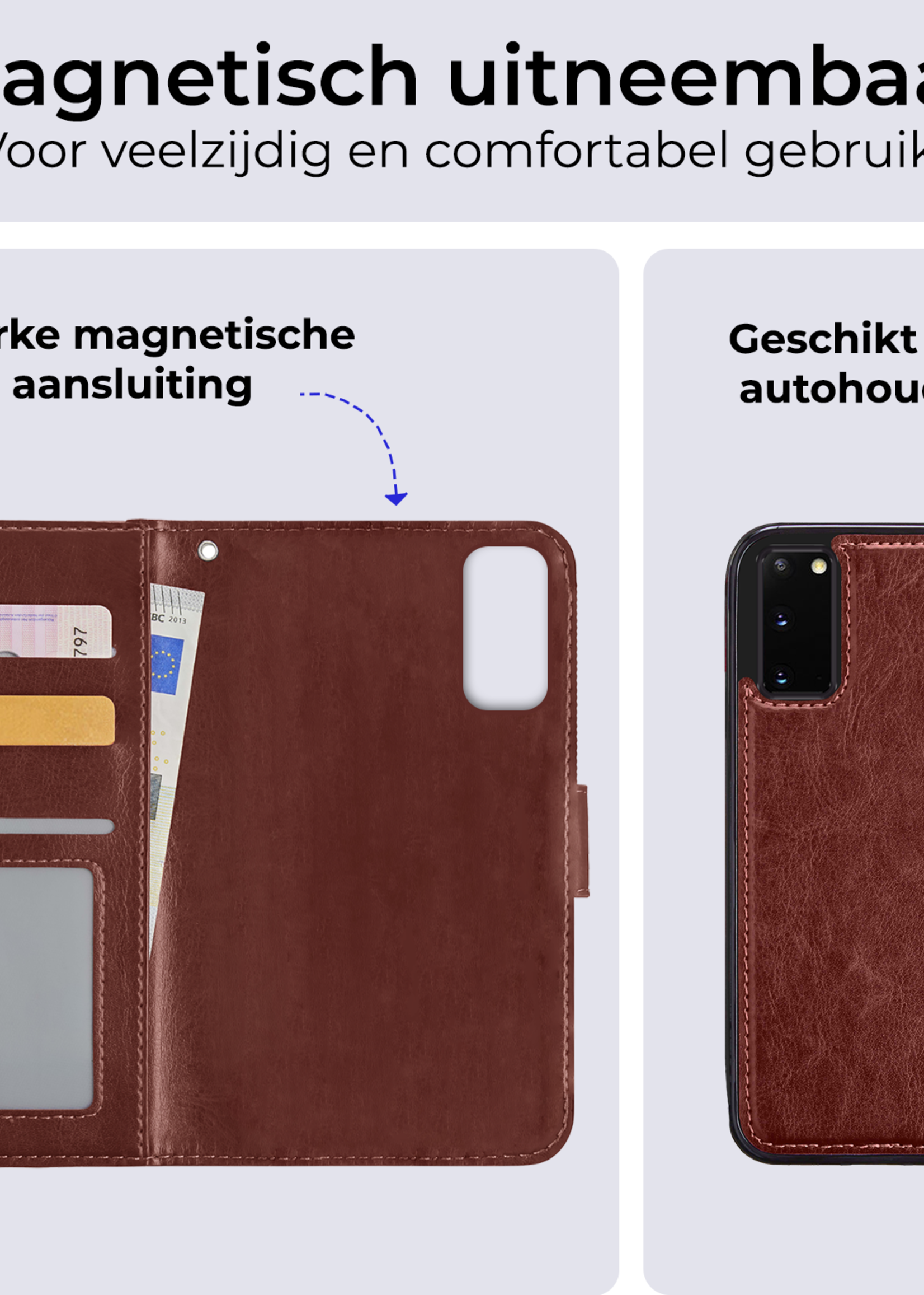 BTH Hoesje Geschikt voor <model> Hoesje Book Case Uitneembare 2-in-1 Hoes - Hoes Geschikt voor <model2> Hoes Wallet Case Pashouder Hoesje - <color>