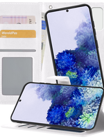 BTH BTH Samsung Galaxy S20 Hoesje Bookcase Uitneembaar - Wit
