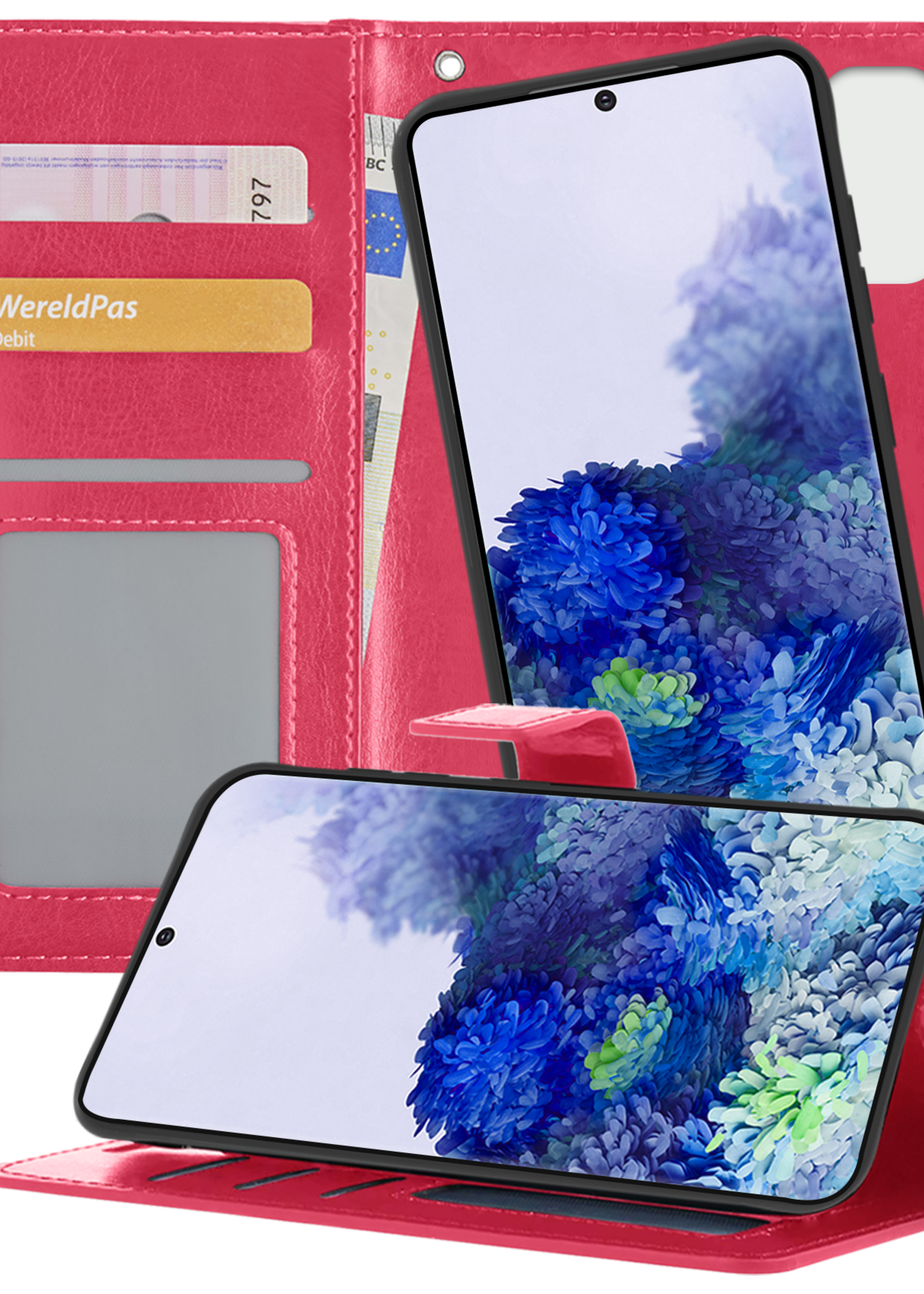 BTH Hoesje Geschikt voor <model> Hoesje Book Case Uitneembare 2-in-1 Hoes - Hoes Geschikt voor <model2> Hoes Wallet Case Pashouder Hoesje - <color>