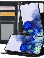BTH BTH Samsung Galaxy S20 Ultra Hoesje Bookcase Uitneembaar - Zwart