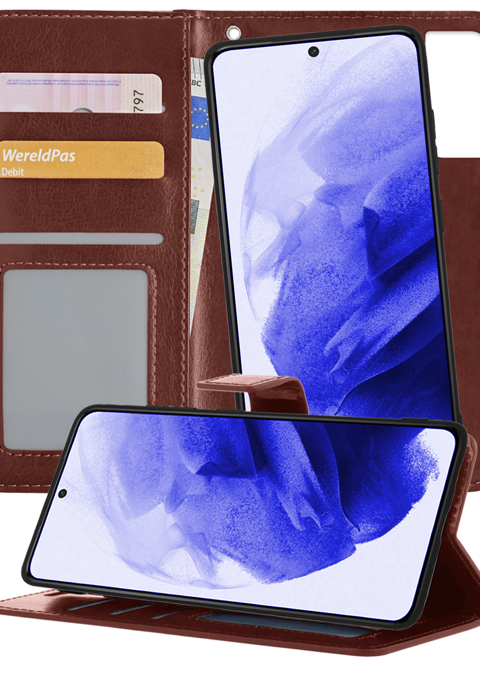 BTH Hoesje Geschikt voor <model> Hoesje Book Case Uitneembare 2-in-1 Hoes - Hoes Geschikt voor <model2> Hoes Wallet Case Pashouder Hoesje - <color>