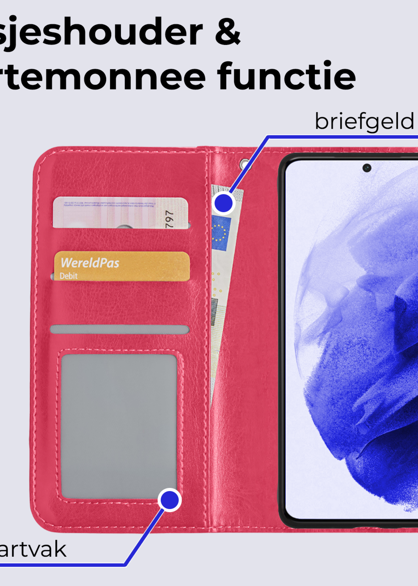 BTH Hoesje Geschikt voor <model> Hoesje Book Case Uitneembare 2-in-1 Hoes - Hoes Geschikt voor <model2> Hoes Wallet Case Pashouder Hoesje - <color>