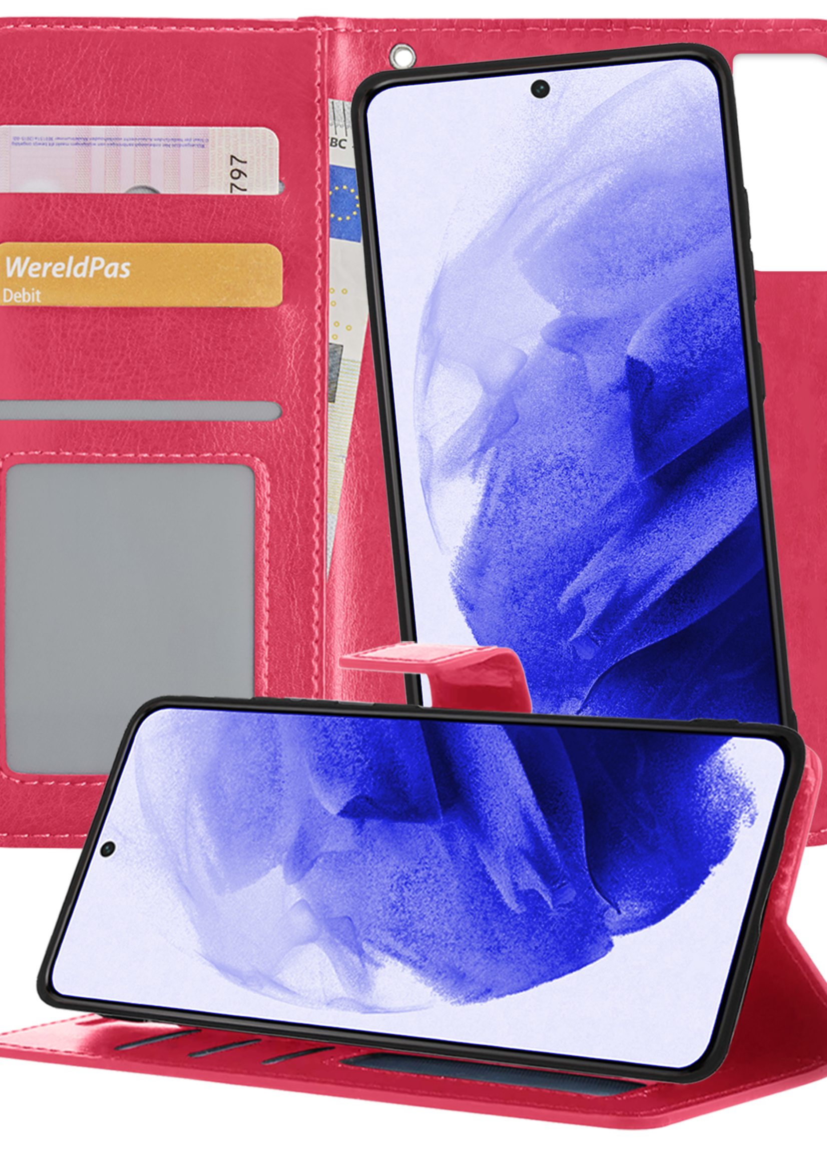 BTH Hoesje Geschikt voor <model> Hoesje Book Case Uitneembare 2-in-1 Hoes - Hoes Geschikt voor <model2> Hoes Wallet Case Pashouder Hoesje - <color>