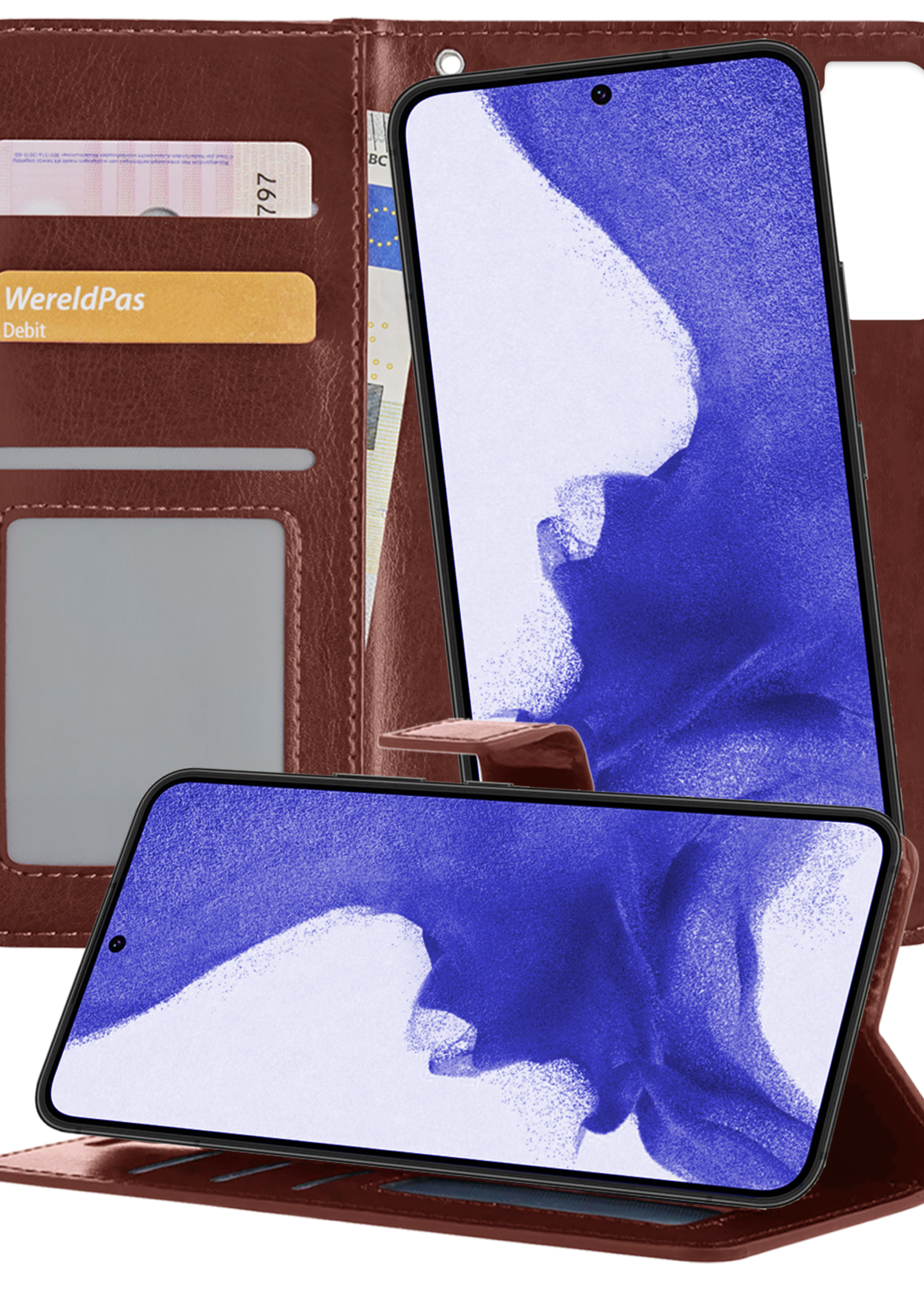 BTH Hoesje Geschikt voor <model> Hoesje Book Case Uitneembare 2-in-1 Hoes - Hoes Geschikt voor <model2> Hoes Wallet Case Pashouder Hoesje - <color>