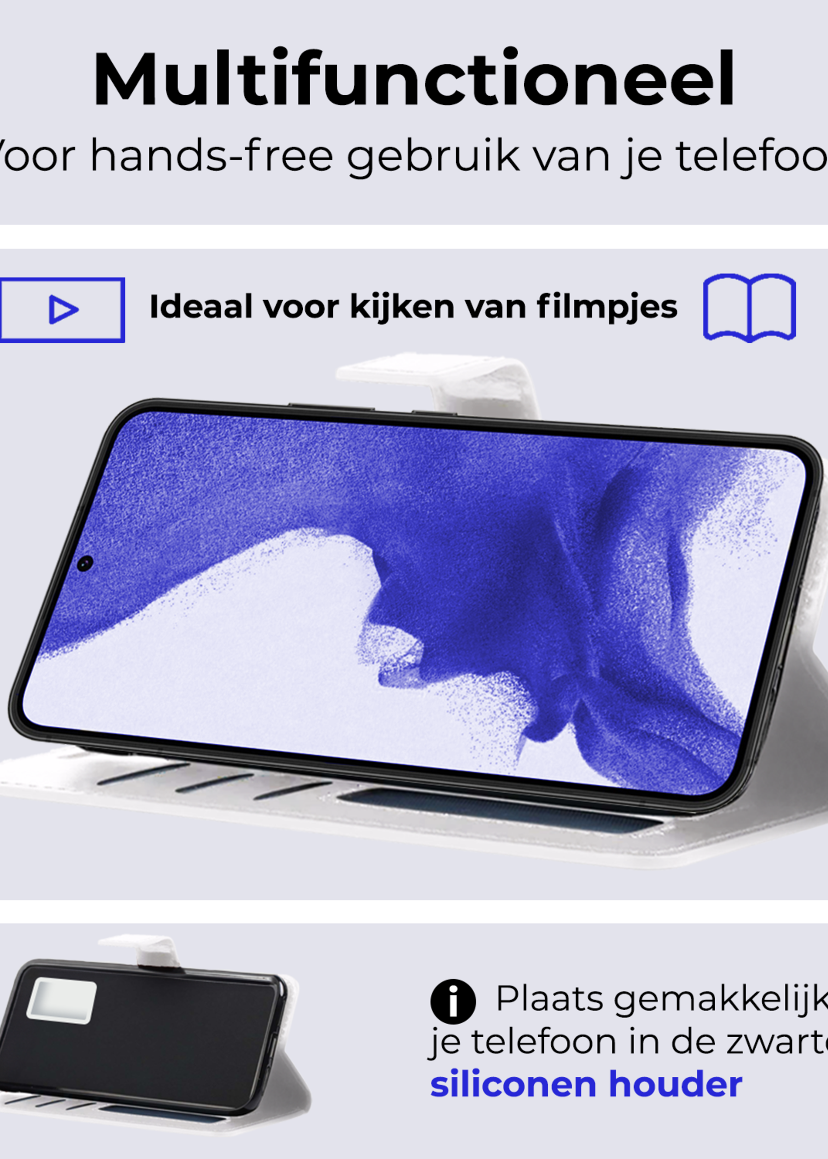 BTH Hoesje Geschikt voor <model> Hoesje Book Case Uitneembare 2-in-1 Hoes - Hoes Geschikt voor <model2> Hoes Wallet Case Pashouder Hoesje - <color>