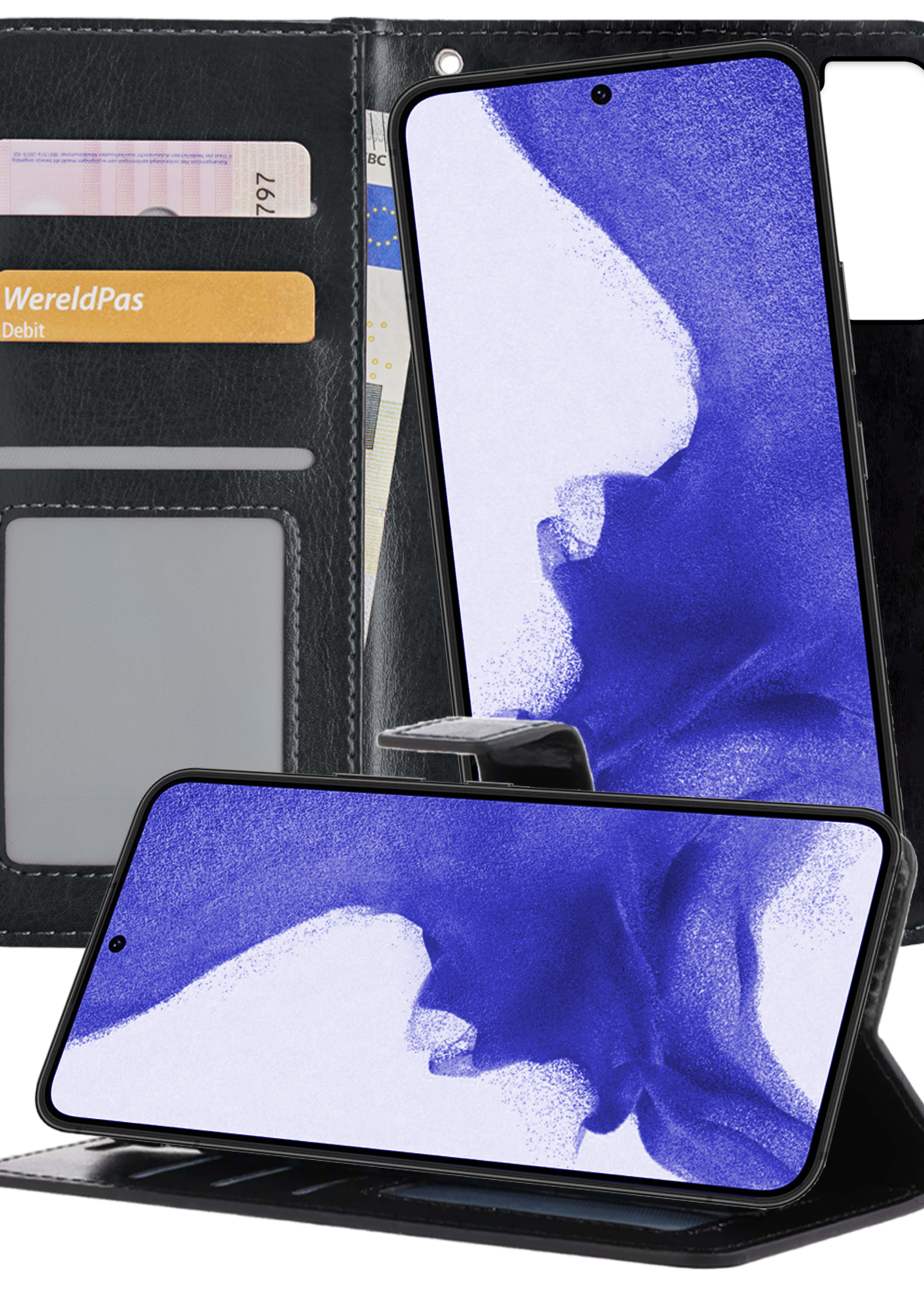 BTH Hoesje Geschikt voor <model> Hoesje Book Case Uitneembare 2-in-1 Hoes - Hoes Geschikt voor <model2> Hoes Wallet Case Pashouder Hoesje - <color>