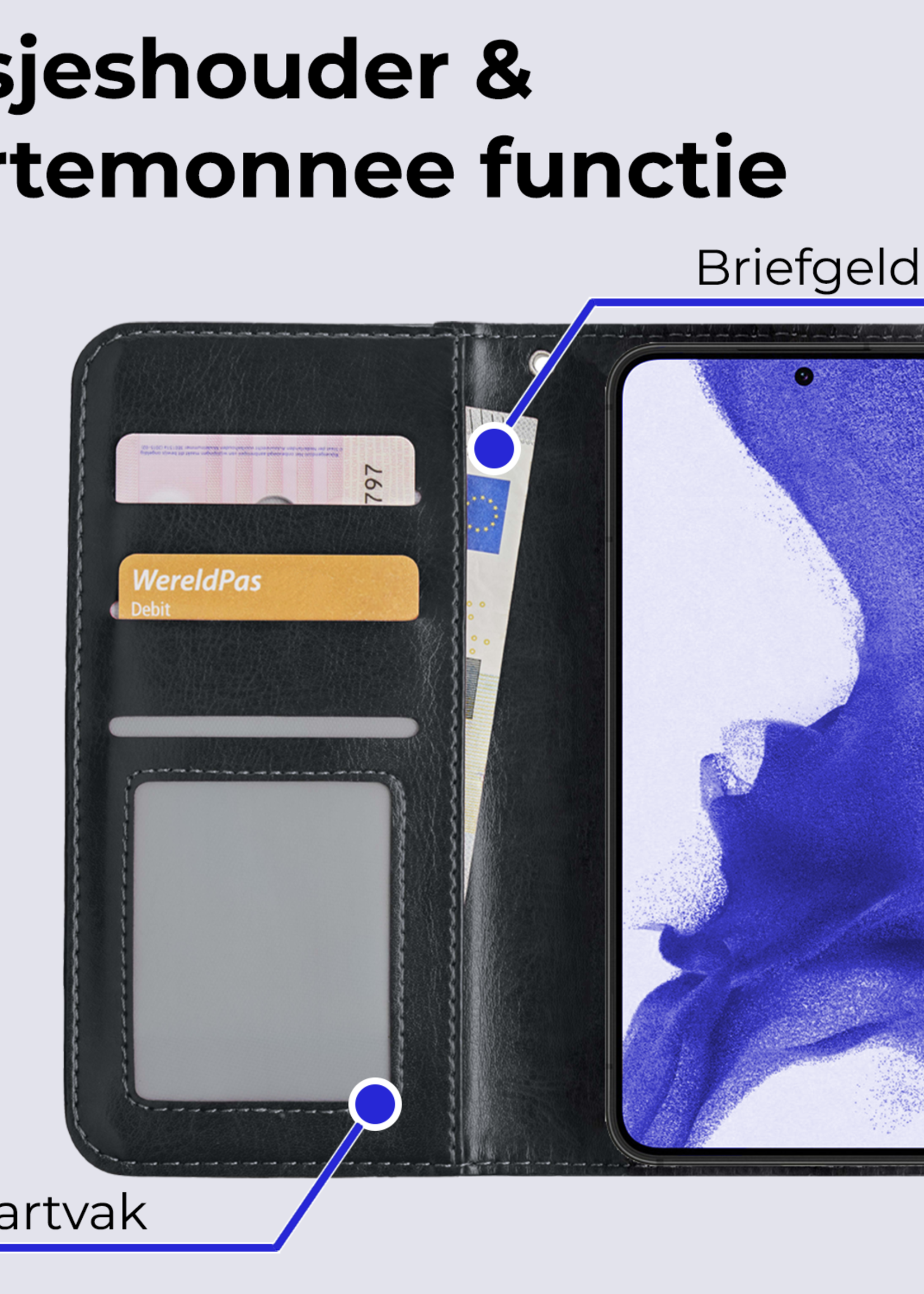 BTH Hoesje Geschikt voor <model> Hoesje Book Case Uitneembare 2-in-1 Hoes - Hoes Geschikt voor <model2> Hoes Wallet Case Pashouder Hoesje - <color>