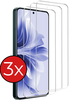 BTH BTH Oppo Reno11 F Screenprotector Glas - 3 PACK
