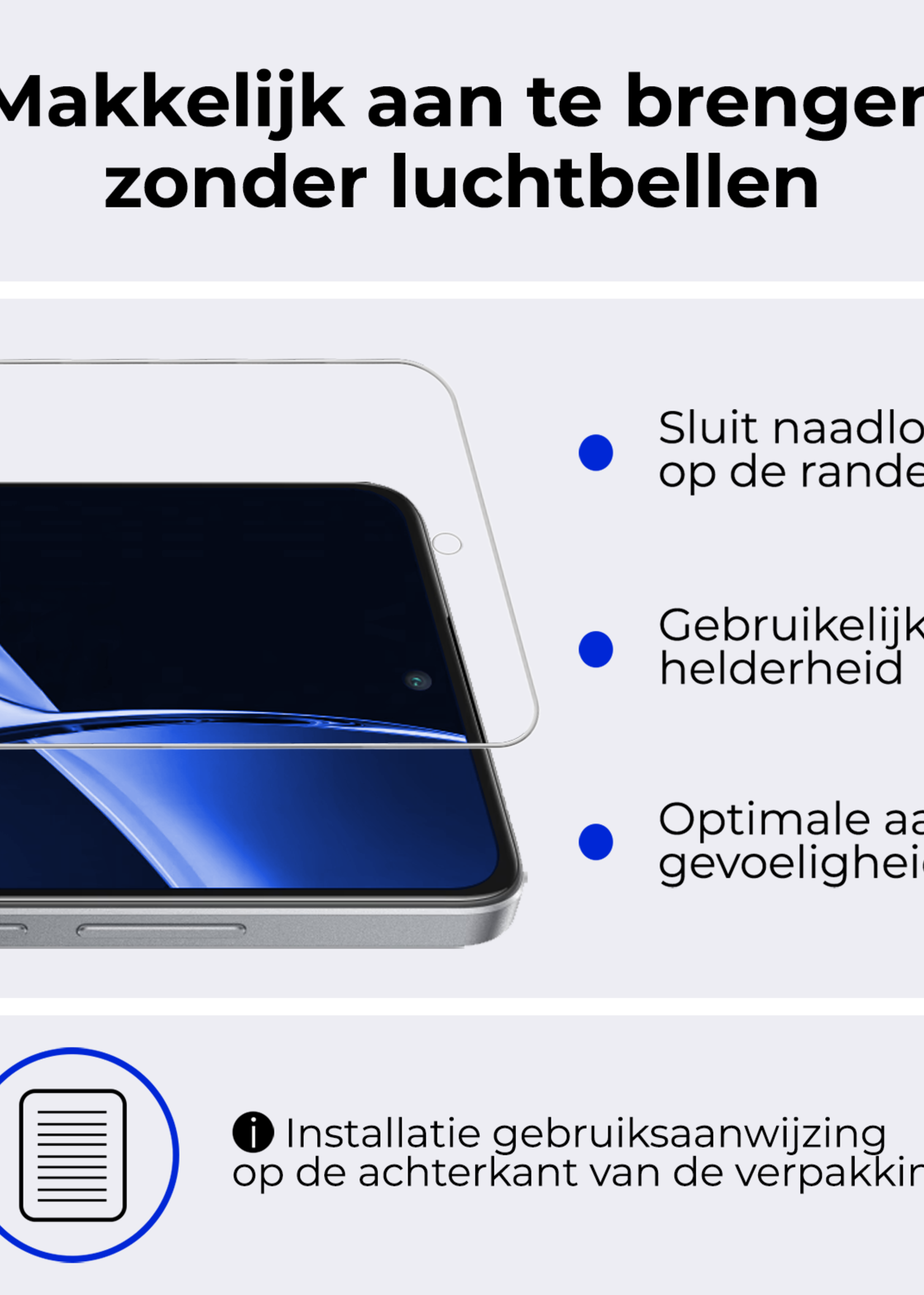 BTH Screenprotector Geschikt voor OnePlus Nord CE4 Lite Screenprotector Glas Gehard Tempered Glass - Screenprotector Geschikt voor OnePlus Nord CE4 Lite Screen Protector Screen Cover