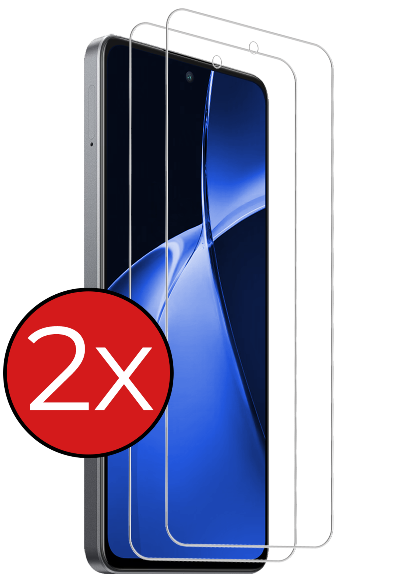 BTH Screenprotector Geschikt voor OnePlus Nord CE4 Lite Screenprotector Glas Gehard Tempered Glass - Screenprotector Geschikt voor OnePlus Nord CE4 Lite Screen Protector Screen Cover - 2 PACK