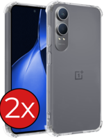 BTH BTH OnePlus Nord CE4 Lite Hoesje Shockproof - Transparant - 2 PACK