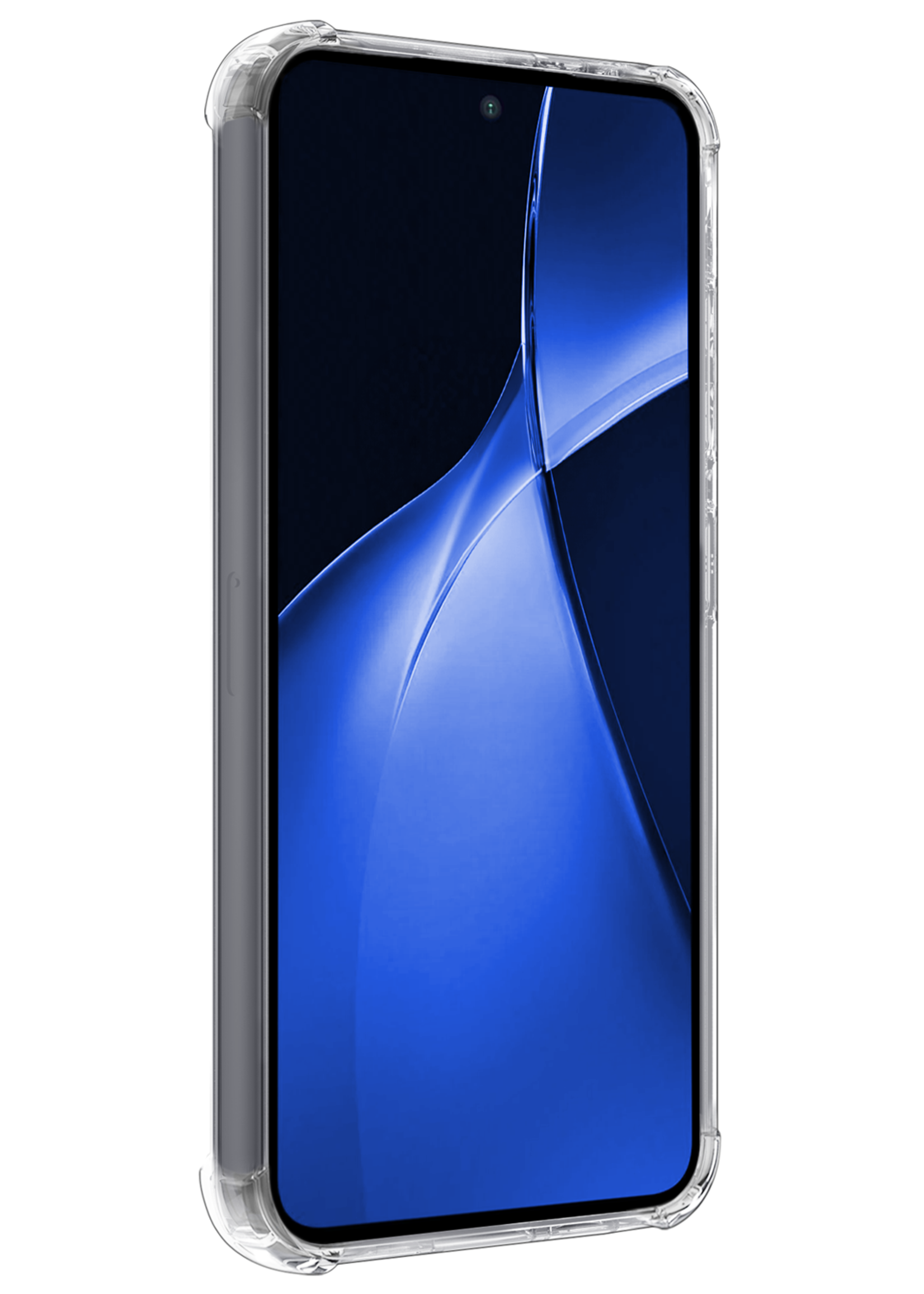 BTH Hoesje Geschikt voor OnePlus Nord CE4 Lite Hoesje Siliconen Shock Proof Case Hoes - Hoes Geschikt voor OnePlus Nord CE4 Lite Hoes Cover Case Shockproof - Transparant - 2 PACK