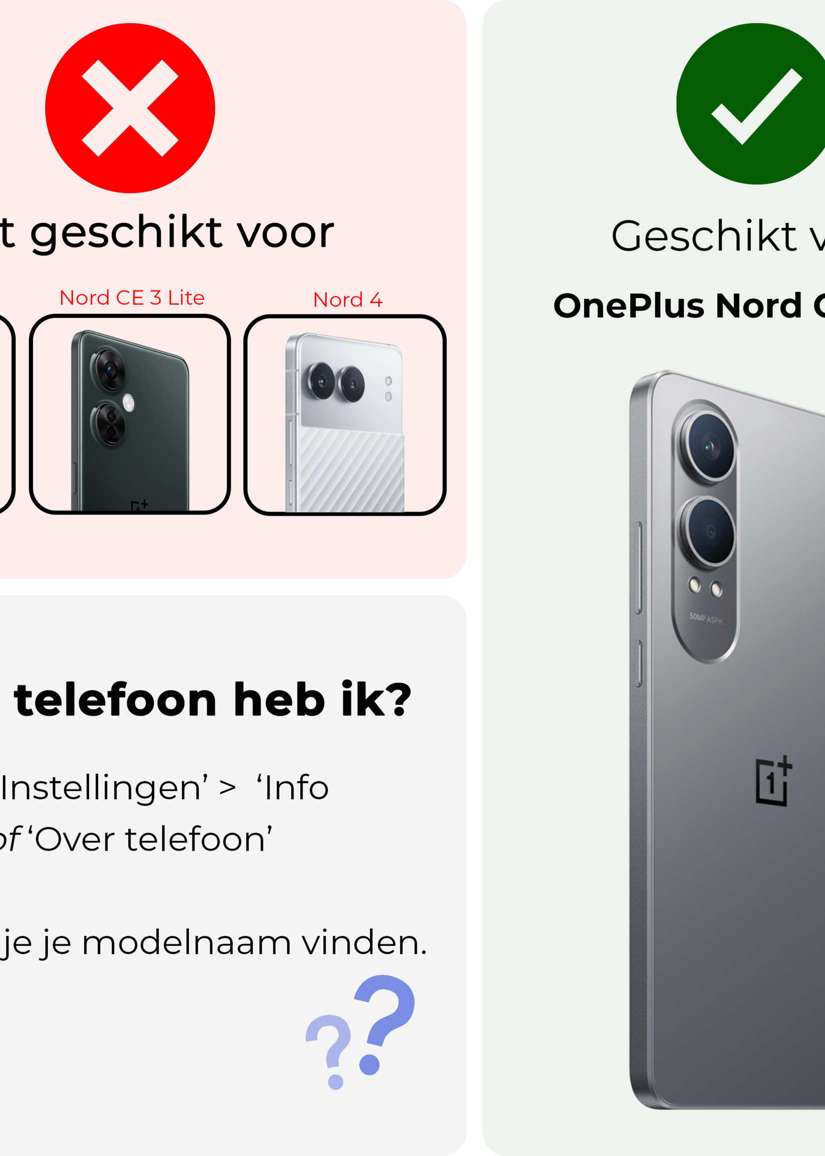 BTH Hoesje Geschikt voor OnePlus Nord CE4 Lite Hoesje Siliconen Shock Proof Case Hoes - Hoes Geschikt voor OnePlus Nord CE4 Lite Hoes Cover Case Shockproof - Transparant - 2 PACK