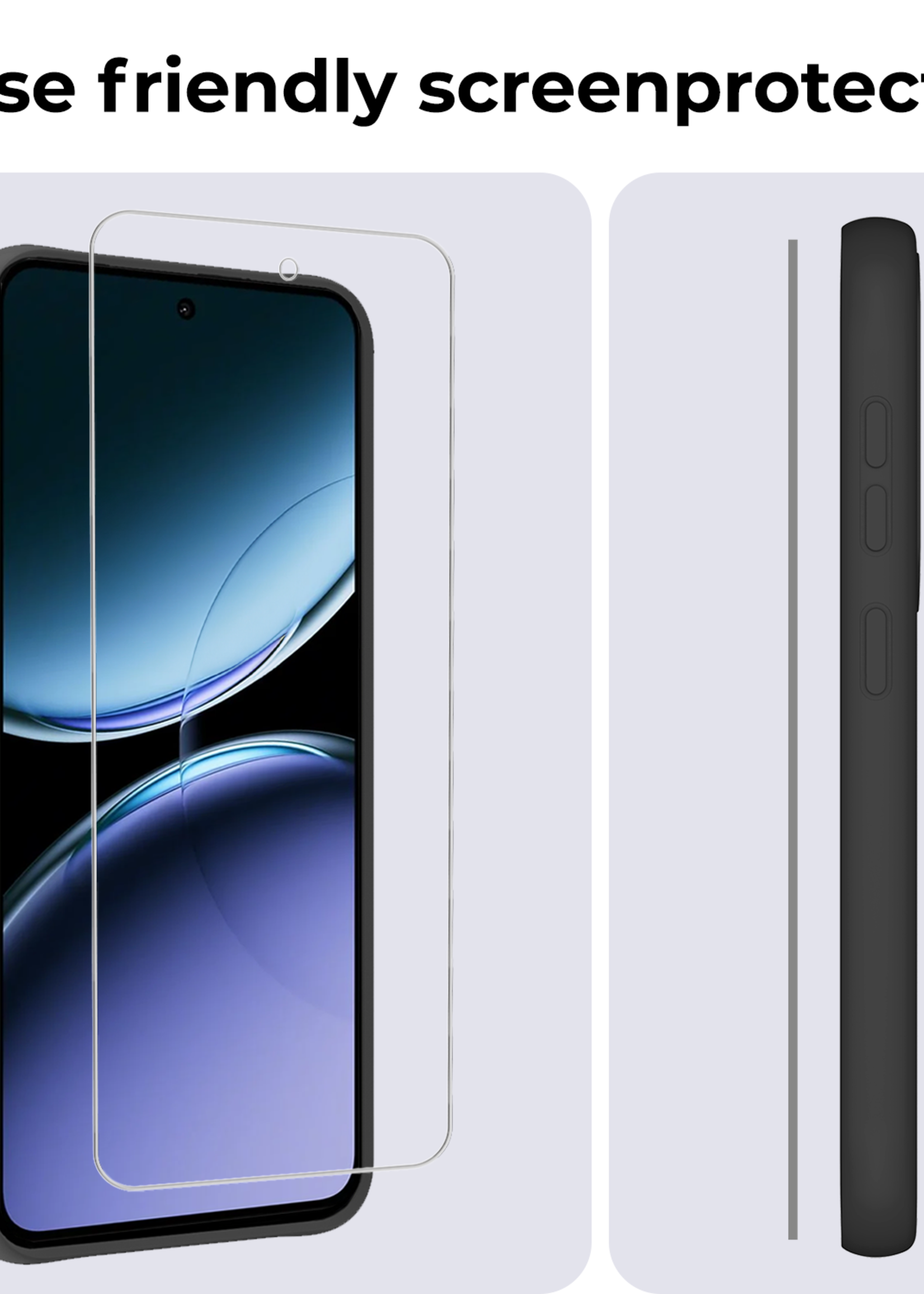 BTH Screenprotector Geschikt voor OnePlus Nord 4 Screenprotector Glas Gehard Tempered Glass - Screenprotector Geschikt voor OnePlus Nord 4 Screen Protector Screen Cover - 3 PACK