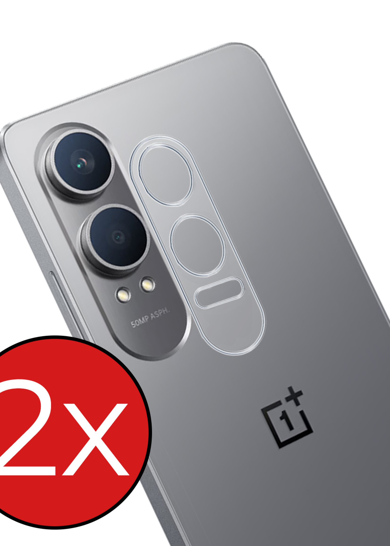 BTH Screenprotector Geschikt voor OnePlus Nord CE4 Lite Camera Lens Screenprotector Glas - Screenprotector Geschikt voor OnePlus Nord CE4 Lite Screenprotector Camera Protector Gehard Glas - 2 PACK