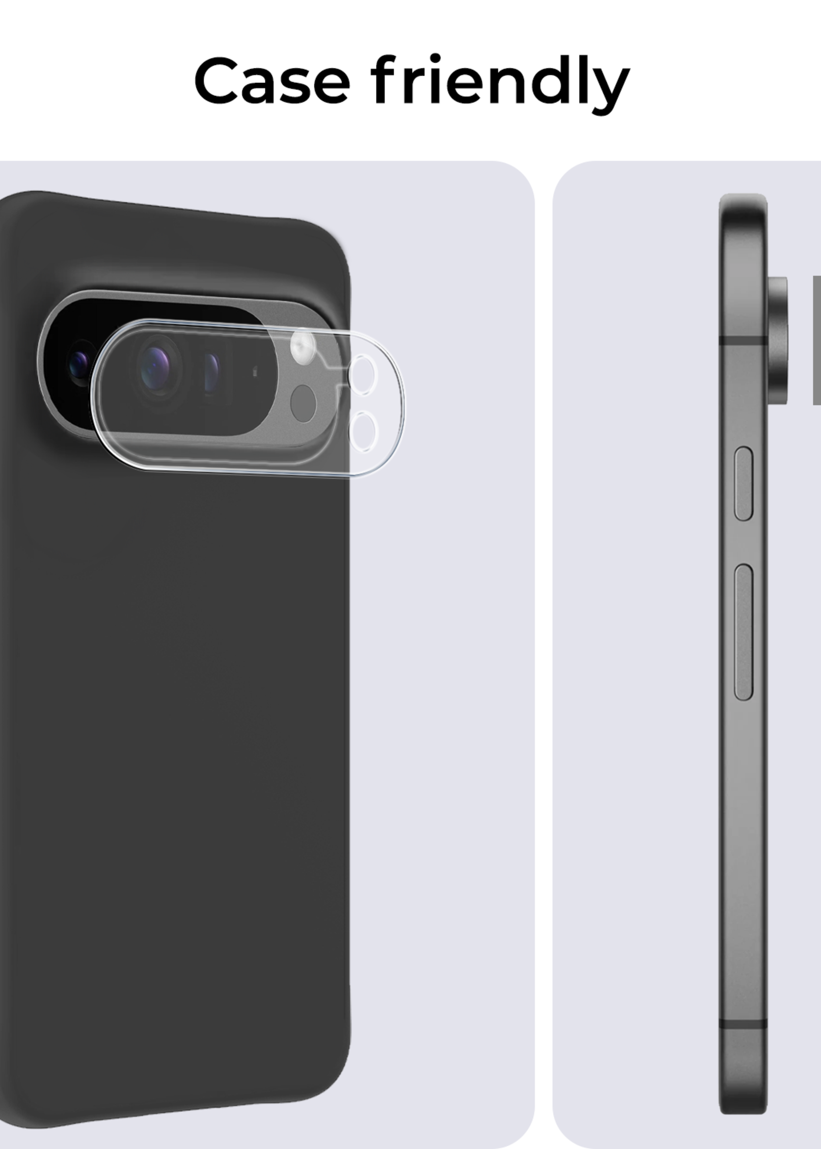 BTH Screenprotector Geschikt voor Google Pixel 9 Pro XL Camera Lens Screenprotector Glas - Screenprotector Geschikt voor Google Pixel 9 Pro XL Screenprotector Camera Protector Gehard Glas