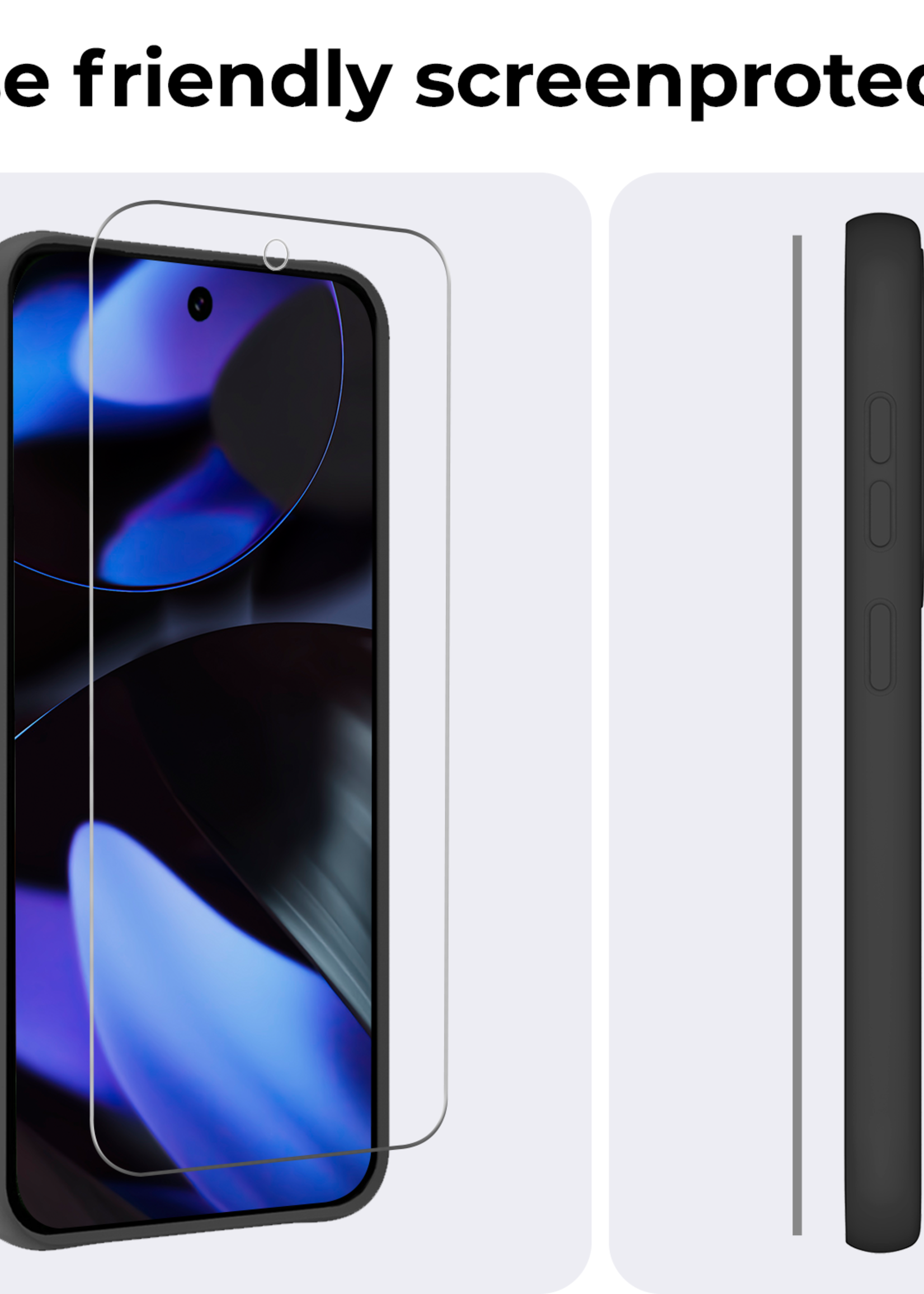 BTH Screenprotector Geschikt voor Google Pixel 9 Pro Screenprotector Glas Gehard Tempered Glass - Screenprotector Geschikt voor Google Pixel 9 Pro Screen Protector Screen Cover