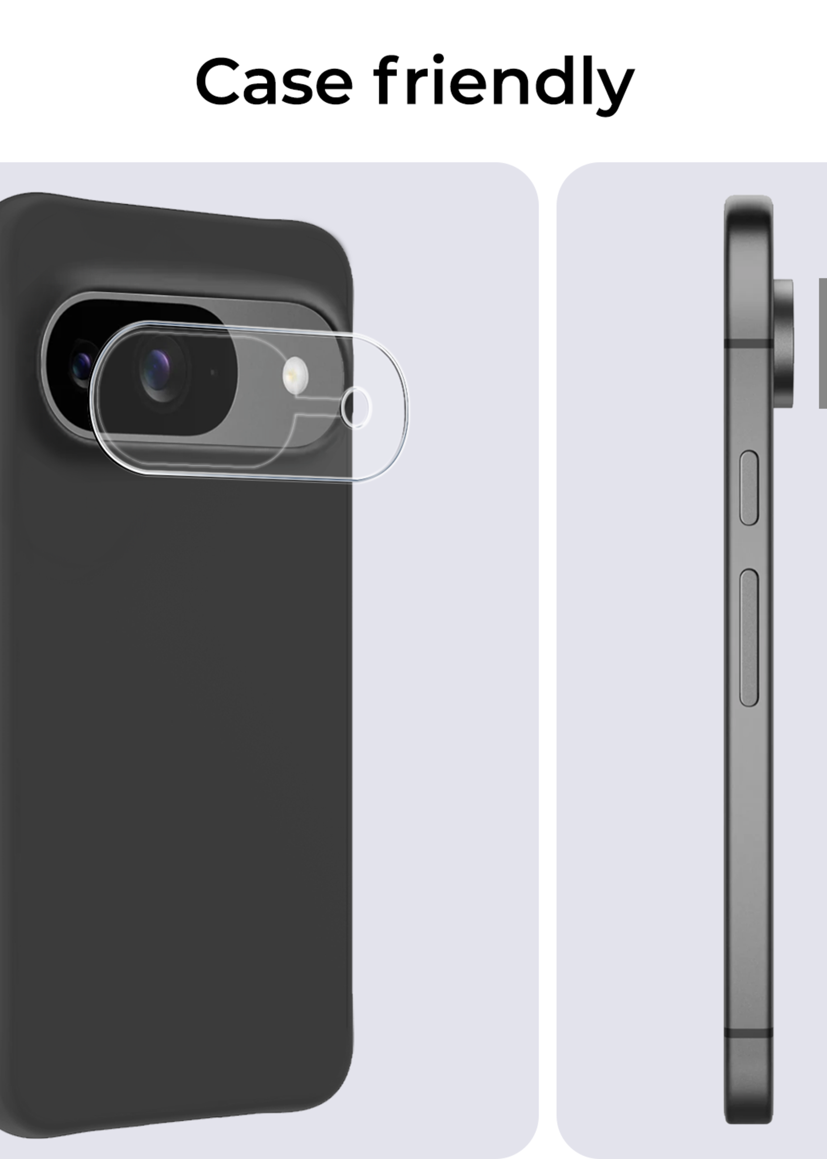 BTH Screenprotector Geschikt voor Google Pixel 9 Camera Lens Screenprotector Glas - Screenprotector Geschikt voor Google Pixel 9 Screenprotector Camera Protector Gehard Glas - 3 PACK