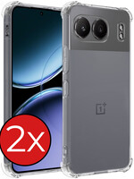BTH BTH OnePlus Nord 4 Hoesje Shockproof - Transparant - 2 PACK