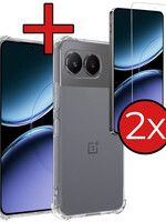 BTH BTH OnePlus Nord 4 Hoesje Shockproof Met 2x Screenprotector