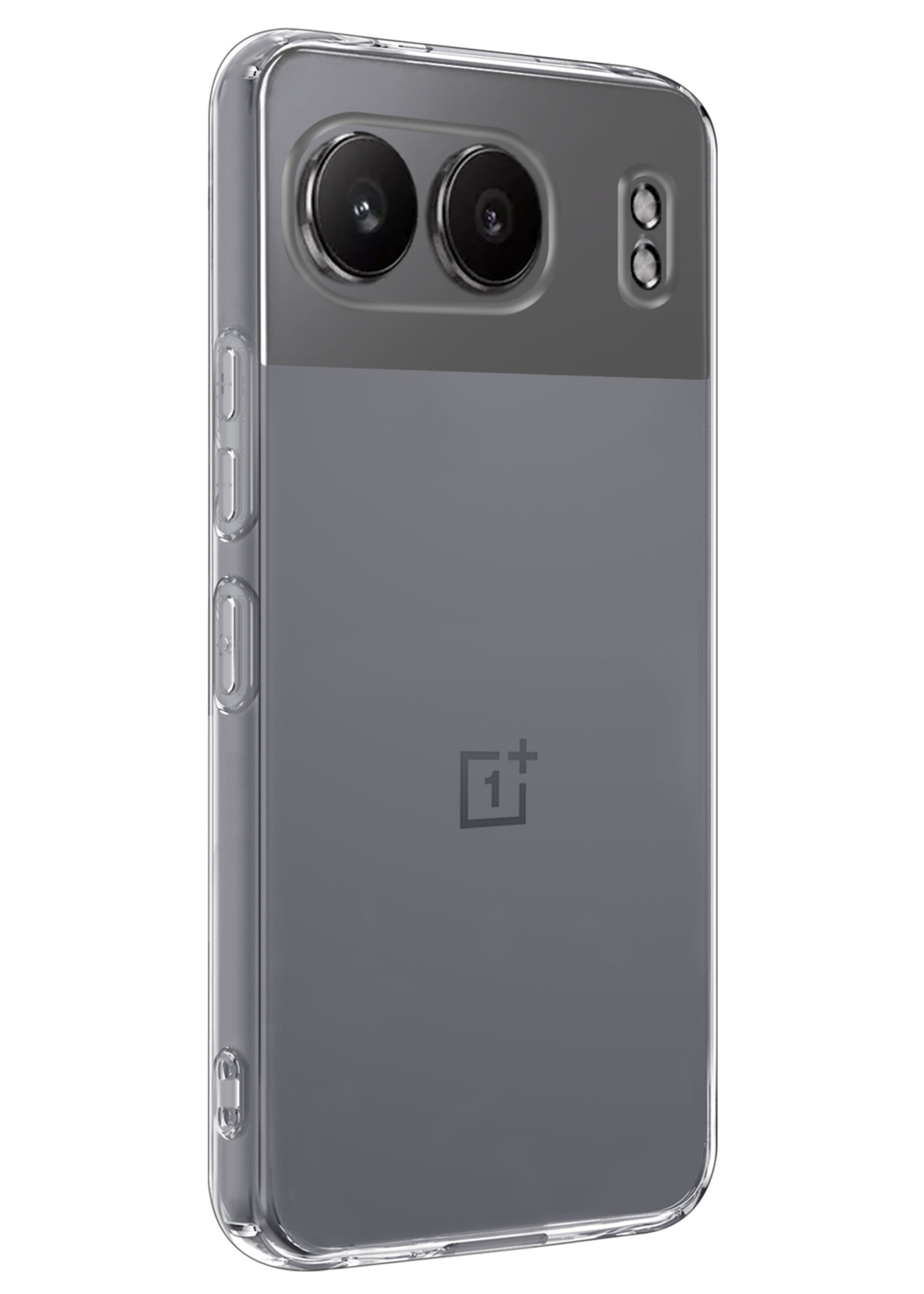 BTH Hoesje Geschikt voor OnePlus Nord 4 Hoesje Siliconen Case Hoes - Hoes Geschikt voor OnePlus Nord 4 Hoes Cover Case - Transparant