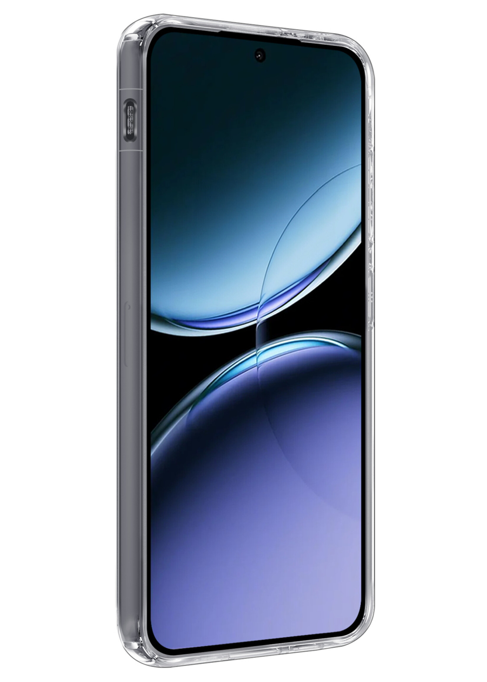 BTH Hoesje Geschikt voor OnePlus Nord 4 Hoesje Siliconen Case Hoes Met 2x Screenprotector - Hoes Geschikt voor OnePlus Nord 4 Hoes Cover Case - Zwart