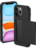 BTH BTH iPhone 11 Pro Hoesje Pashouder Hard - Zwart