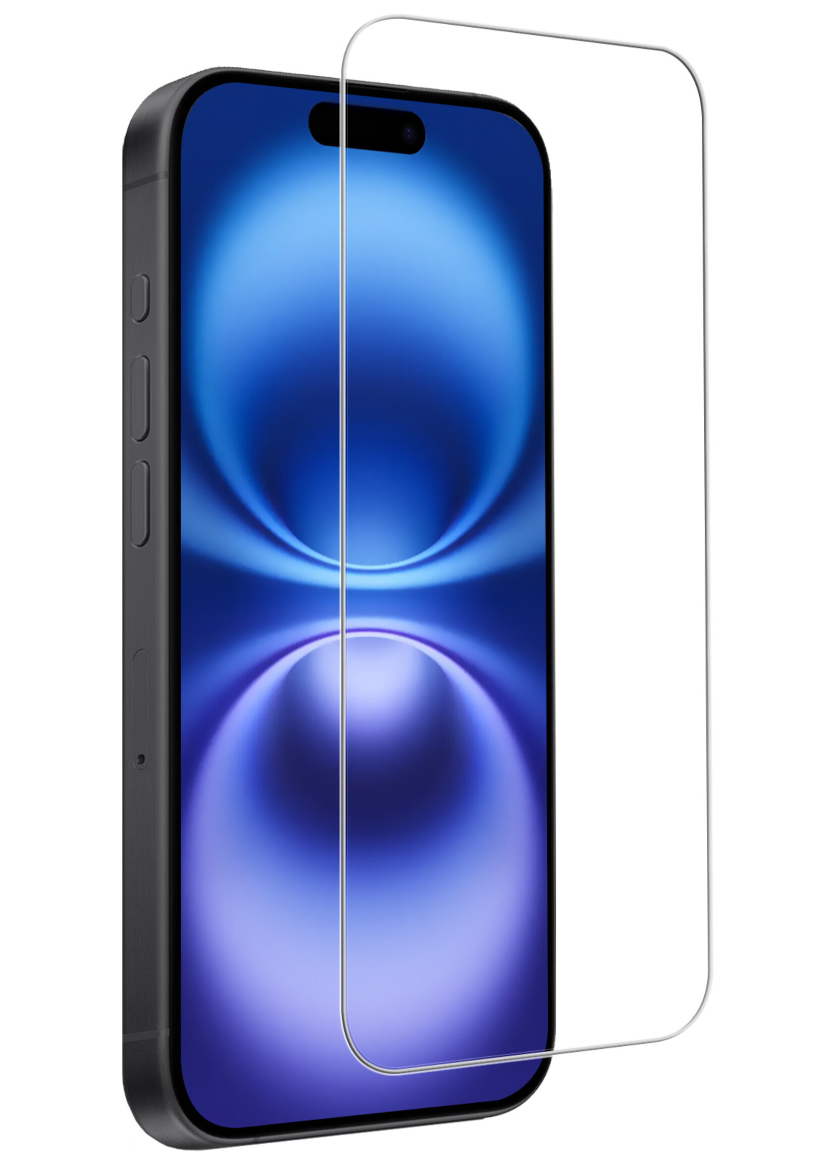 BTH Screenprotector Geschikt voor iPhone 16 Screenprotector Glas Gehard Met Dichte Notch - Screenprotector Geschikt voor iPhone 16 Screen Protector Glas Tempered Glass