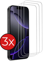 BTH BTH iPhone 16 Pro Max Screenprotector Glas Met Dichte Notch - 3 PACK