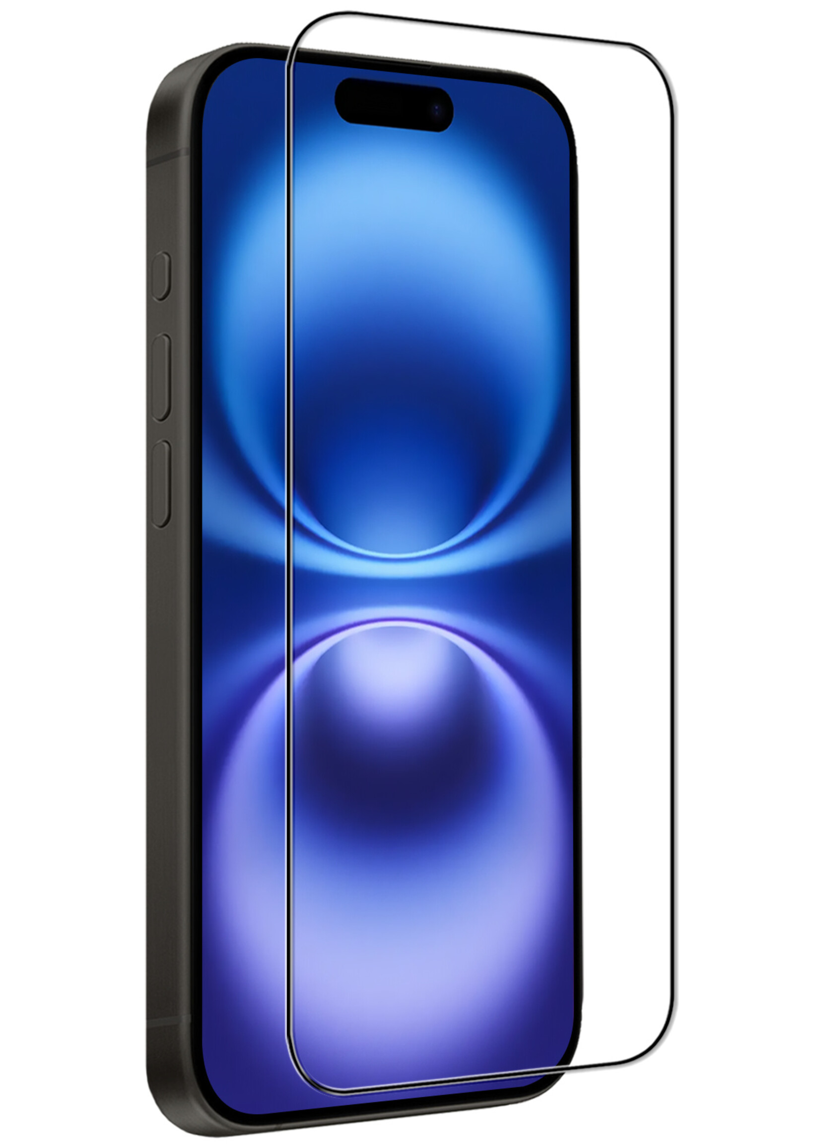 BTH Screenprotector Geschikt voor iPhone 16 Plus Screenprotector Glas Gehard Tempered Glass Full Cover - Screenprotector Geschikt voor iPhone 16 Plus Screen Protector Screen Cover