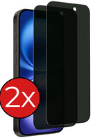 BTH BTH iPhone 16 Screenprotector Glas Privacy - 2 PACK