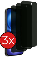 BTH BTH iPhone 16 Plus Screenprotector Glas Privacy - 3 PACK