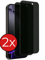 BTH BTH iPhone 16 Pro Screenprotector Glas Privacy - 2 PACK