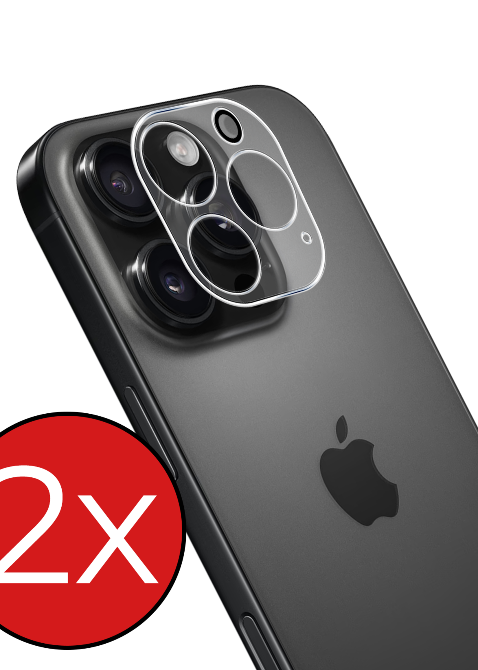 BTH Screenprotector Geschikt voor iPhone 16 Pro Camera Lens Screenprotector Glas - Screenprotector Geschikt voor iPhone 16 Pro Screenprotector Camera Protector Gehard Glas - 2 PACK