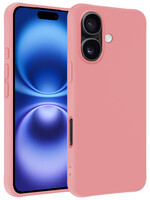 BTH BTH iPhone 16 Hoesje Siliconen - Lichtroze