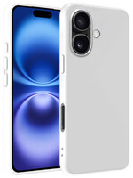 BTH BTH iPhone 16 Plus Hoesje Siliconen - Wit