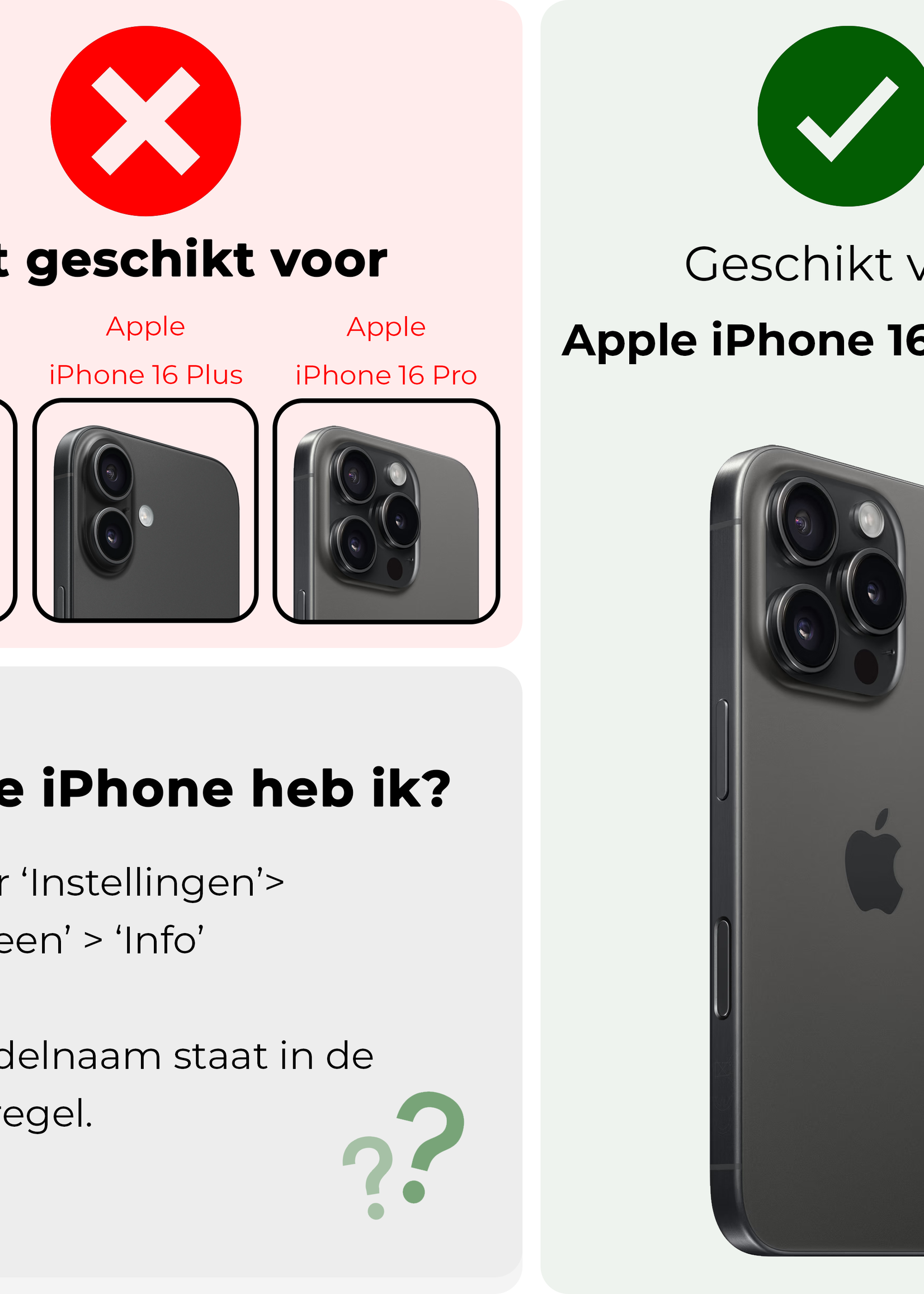 BTH Screenprotector Geschikt voor iPhone 16 Pro Max Screenprotector Glas Gehard Met Dichte Notch - Screenprotector Geschikt voor iPhone 16 Pro Max Screen Protector Glas Tempered Glass - 2 PACK